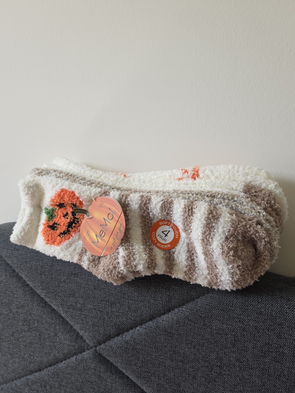 Fall Pumpkin Cozy Socks - Picture 10 of 13